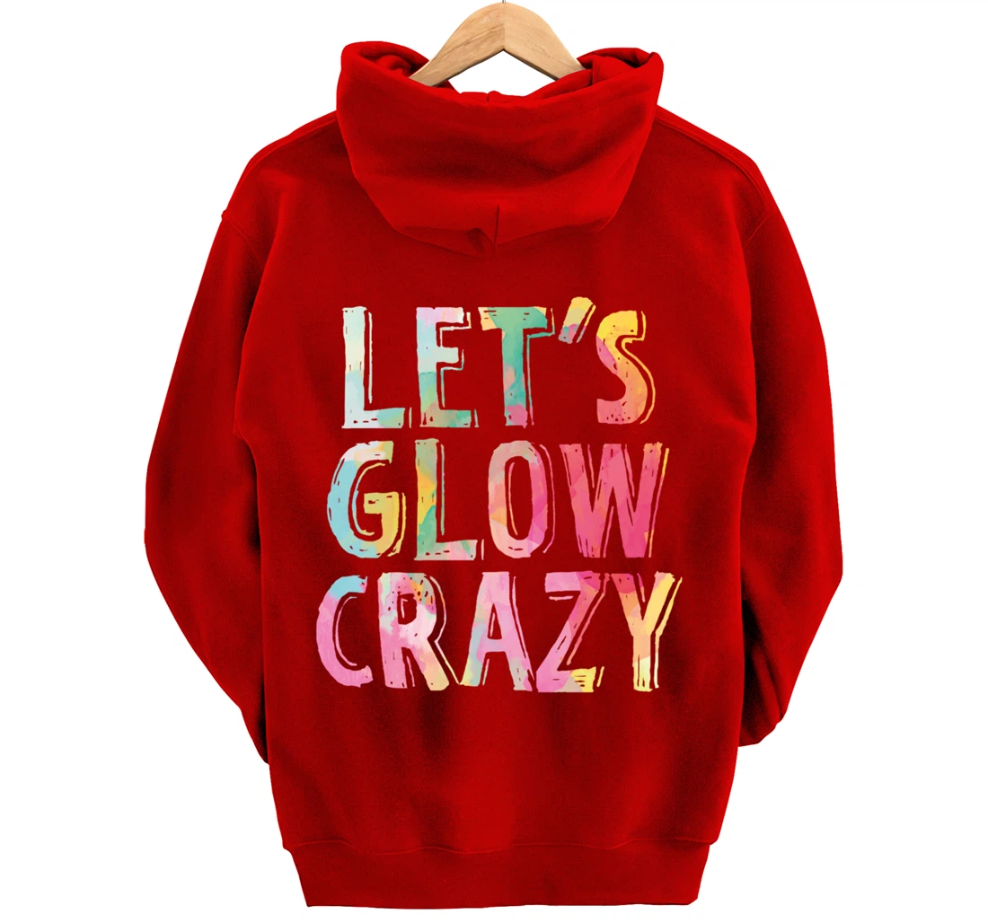 Techno Music Glow Dance Party Festival For Raver EDM Lover Pullover Hoodie