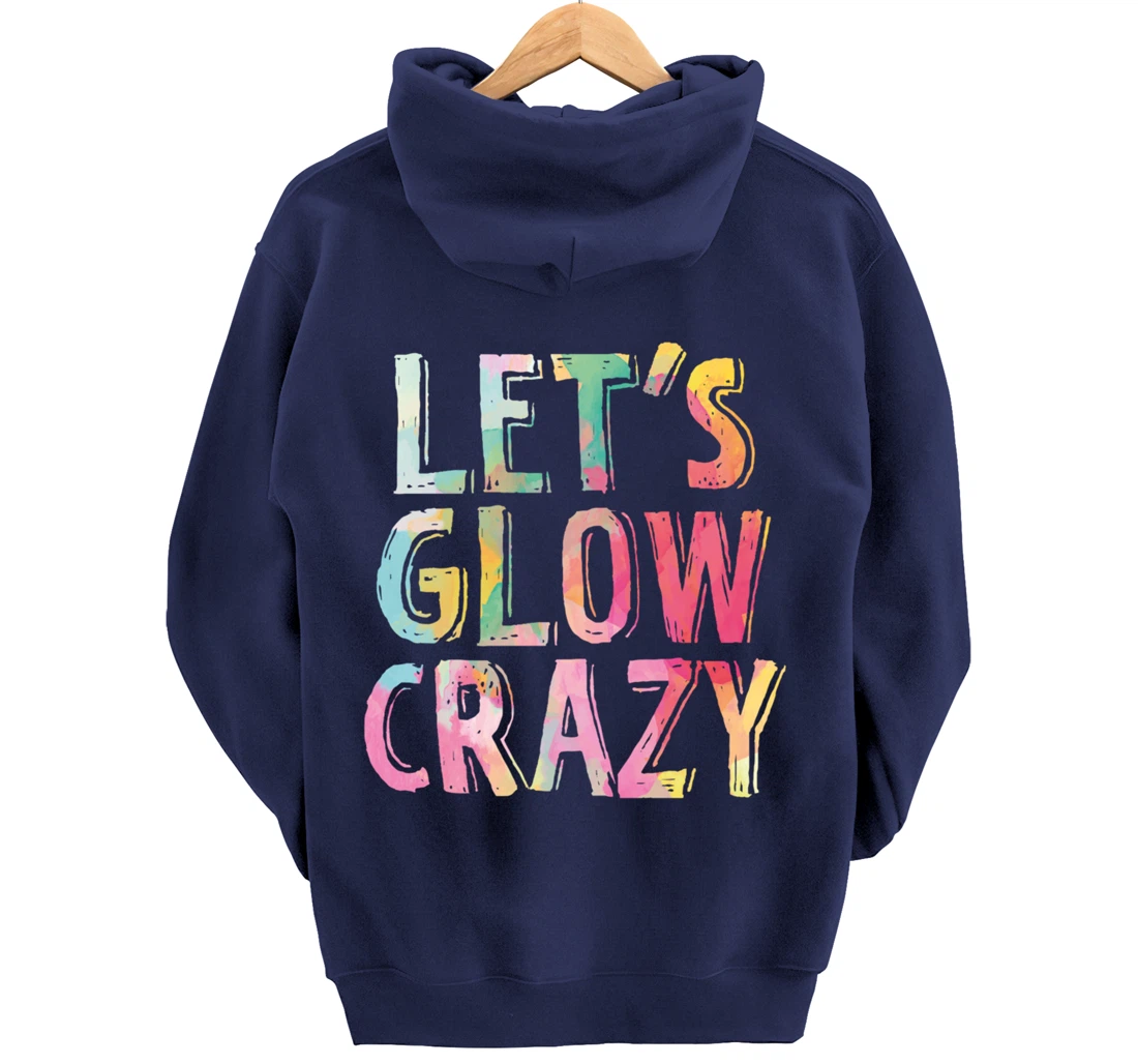 Techno Music Glow Dance Party Festival For Raver EDM Lover Pullover Hoodie