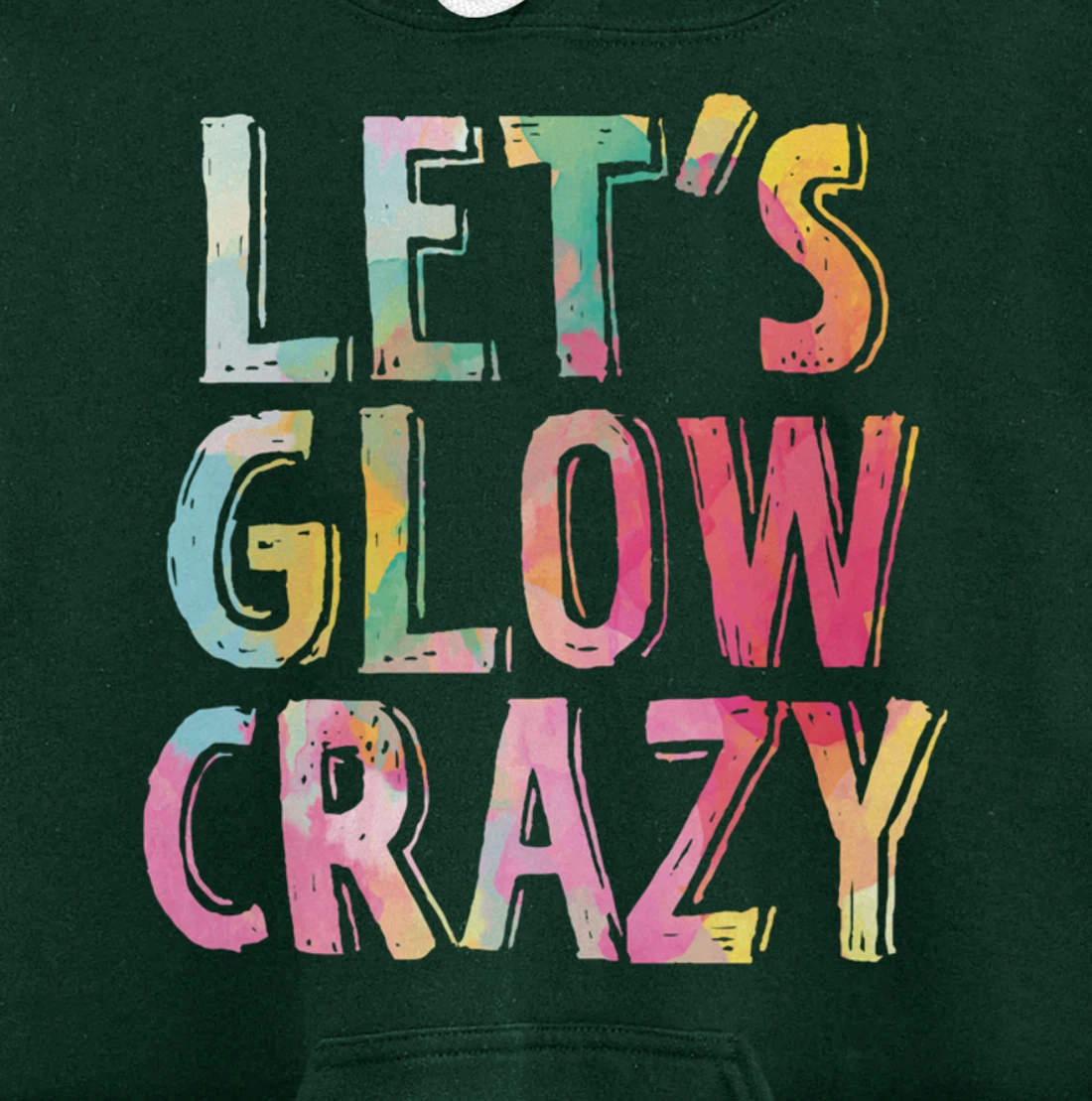 Techno Music Glow Dance Party Festival For Raver EDM Lover Pullover Hoodie