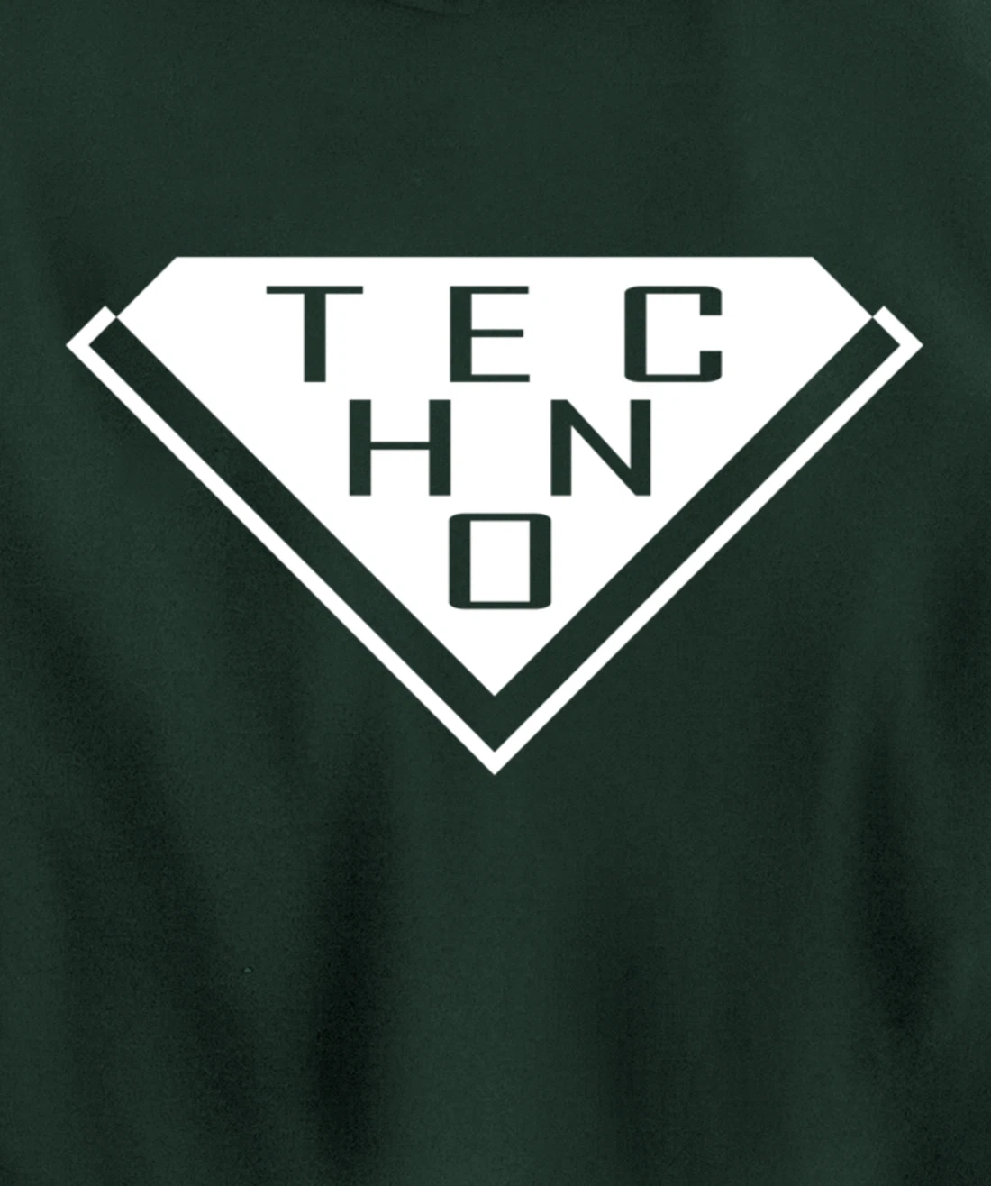 Minimalist Stylish Techno Music For Raver Synth Lover Pullover Hoodie