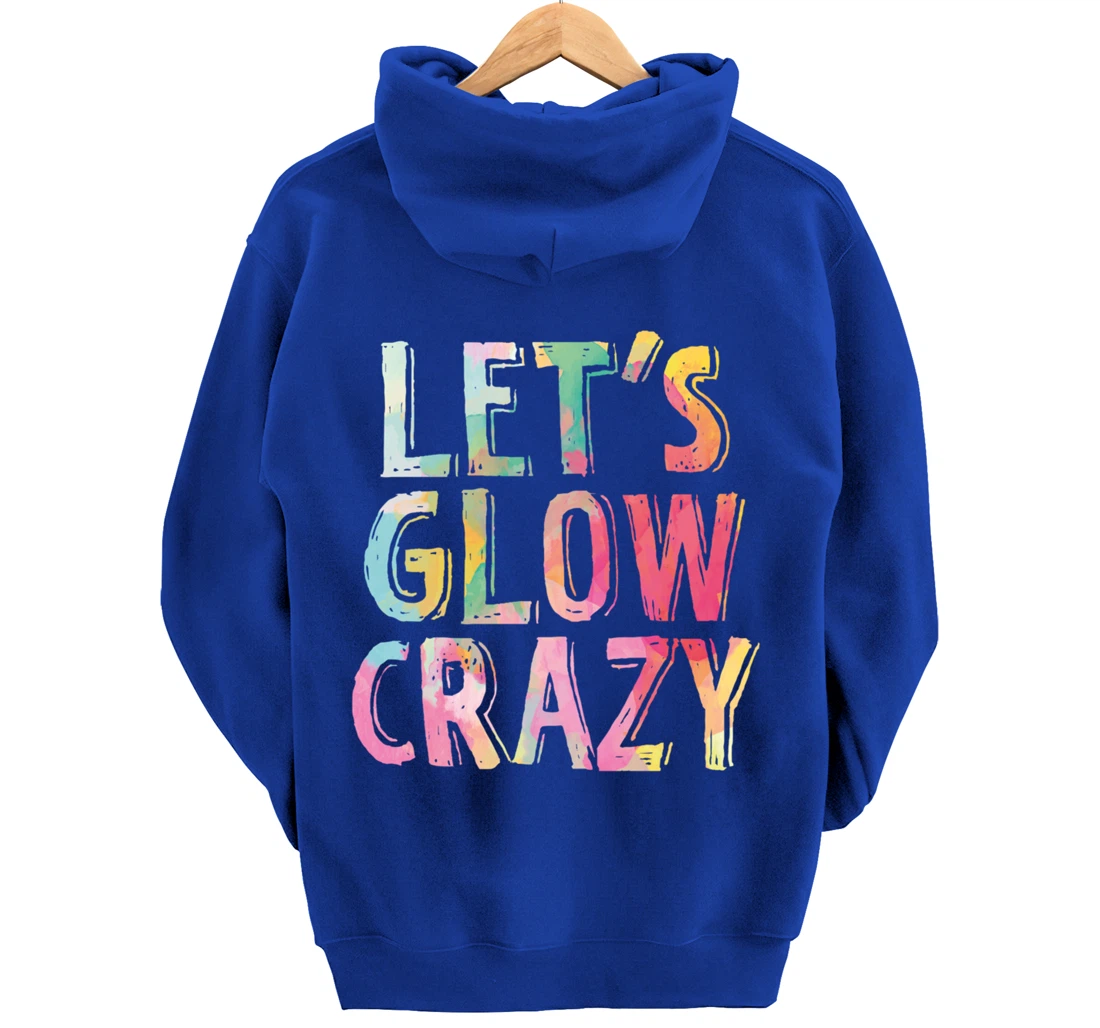 Techno Music Glow Dance Party Festival For Raver EDM Lover Pullover Hoodie