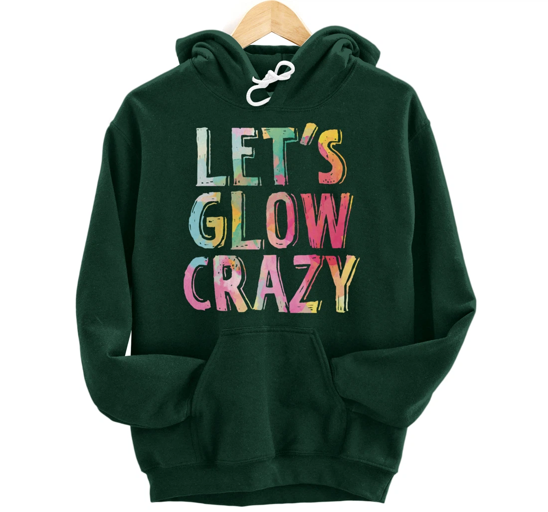 Techno Music Glow Dance Party Festival For Raver EDM Lover Pullover Hoodie