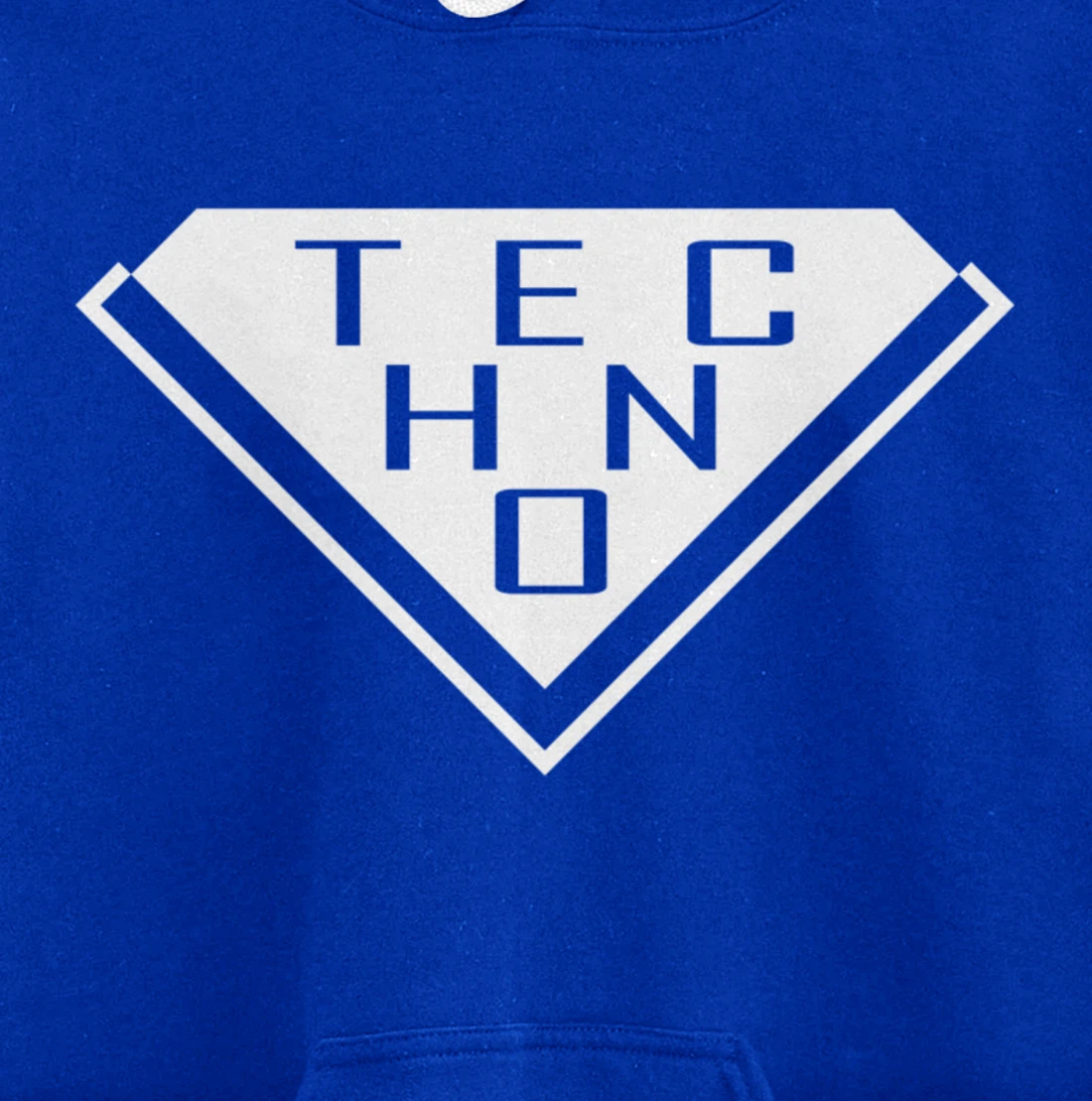 Minimalist Stylish Techno Music For Raver Synth Lover Pullover Hoodie