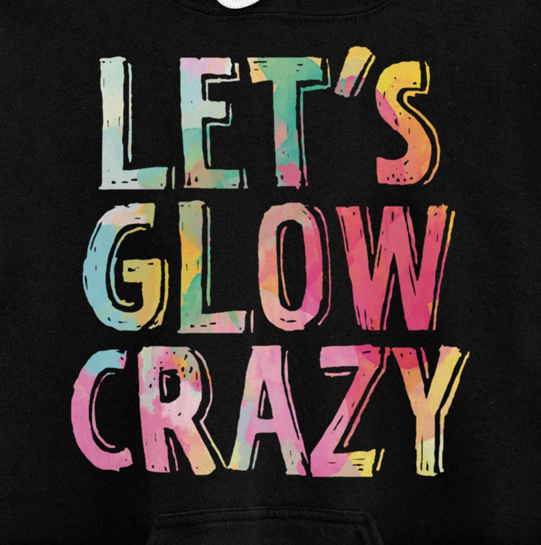 Techno Music Glow Dance Party Festival For Raver EDM Lover Pullover Hoodie