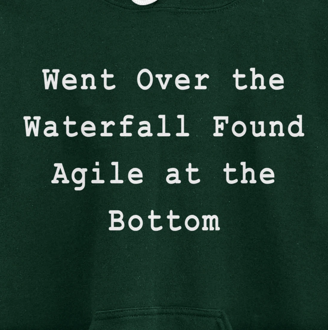 Waterfall Then Agile Project Management PM Funny PM Coach Pullover Hoodie