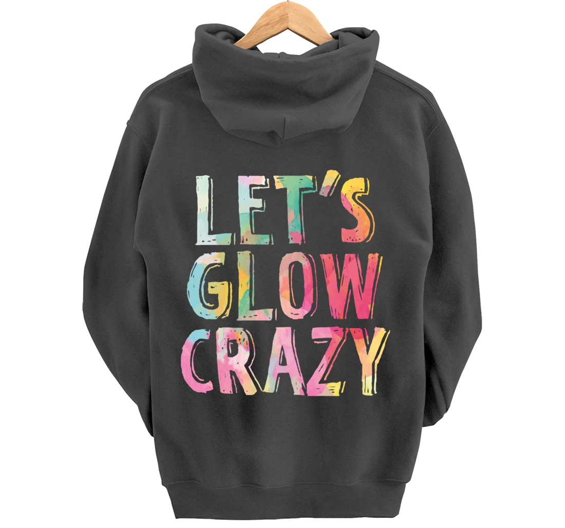 Techno Music Glow Dance Party Festival For Raver EDM Lover Pullover Hoodie