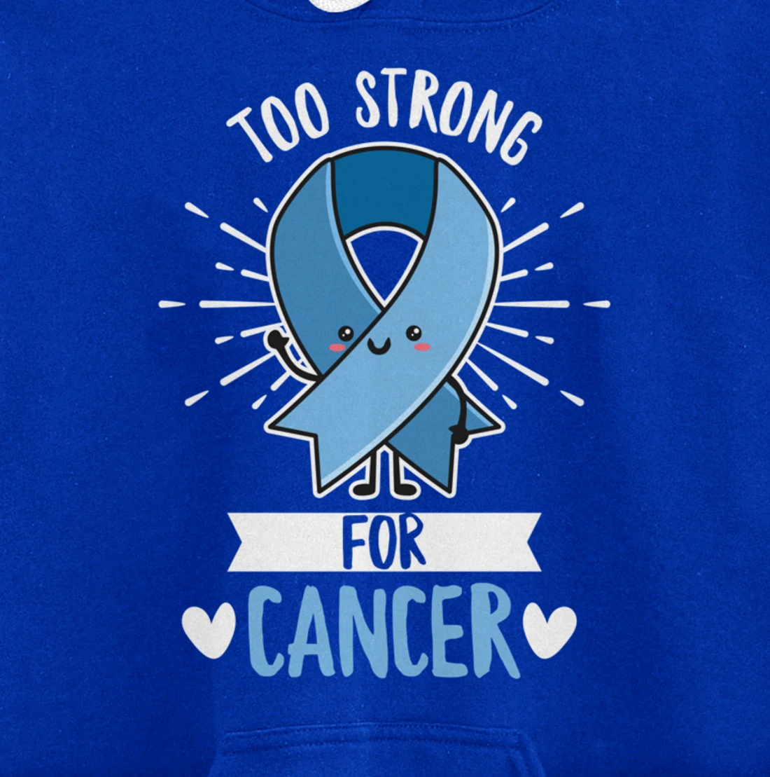 Fight Prostate Cancer Quote for a Prostate Cancer Warrior Pullover Hoodie