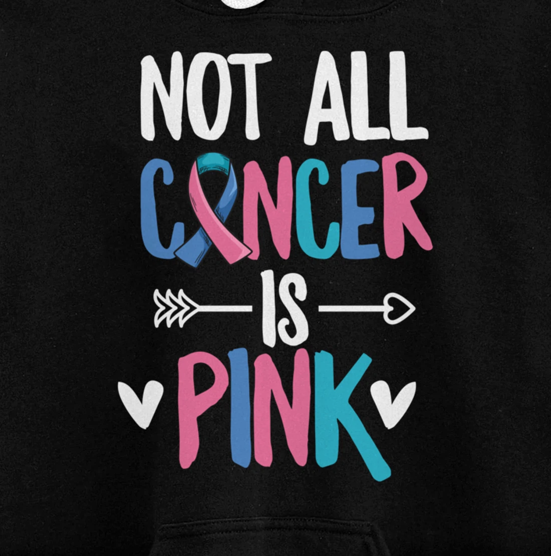 Thyroid Cancer Awareness Quote for a Thyroid Cancer Warrior Pullover Hoodie