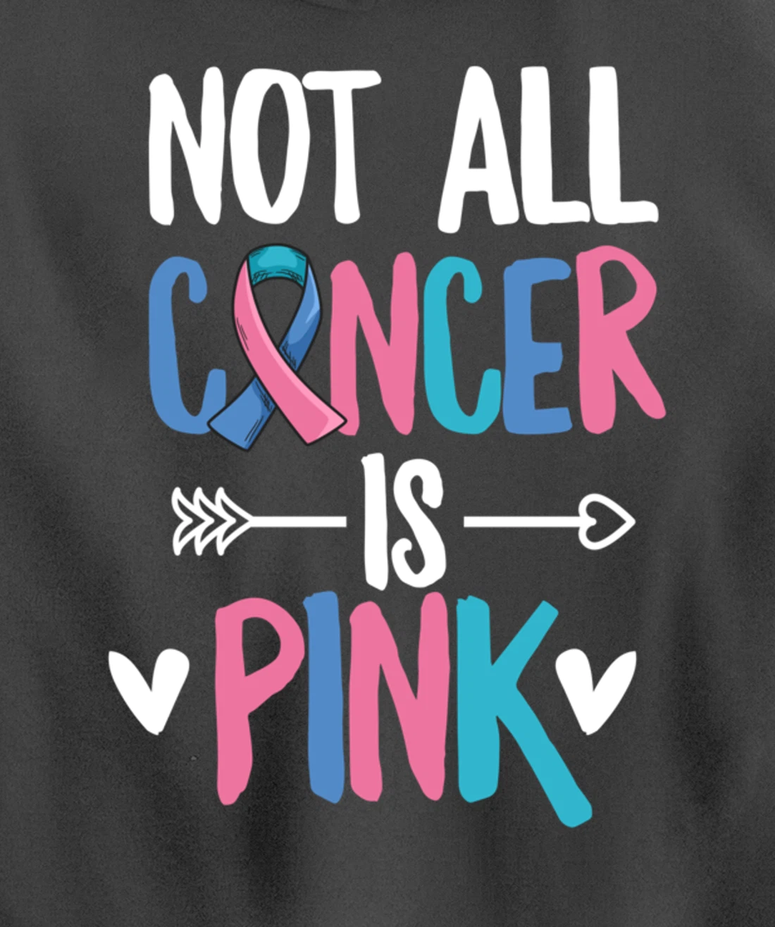 Thyroid Cancer Awareness Quote for a Thyroid Cancer Warrior Pullover Hoodie