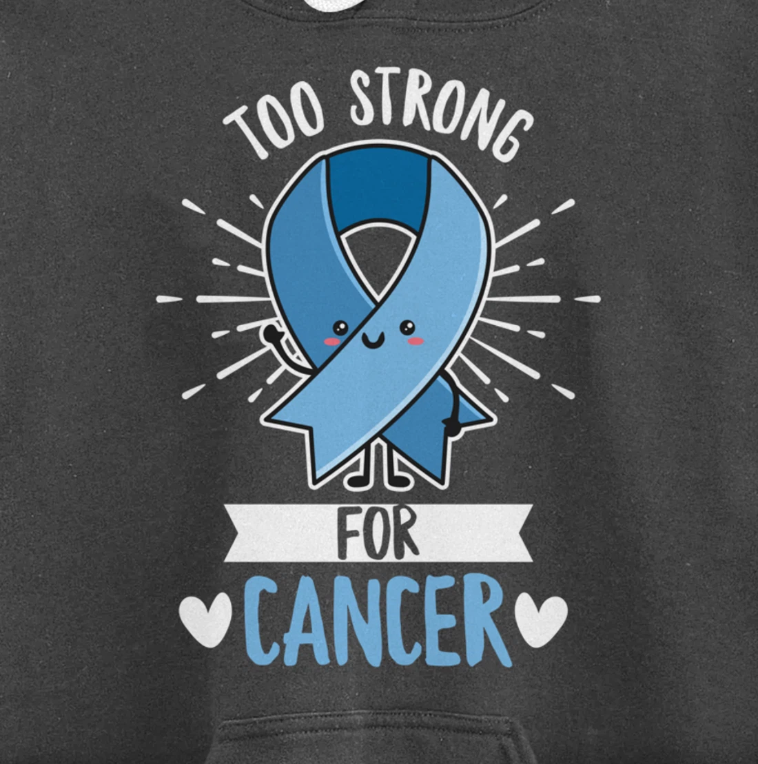 Fight Prostate Cancer Quote for a Prostate Cancer Warrior Pullover Hoodie