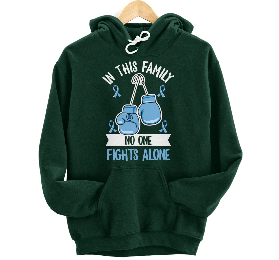 Prostate Cancer Awareness Design for a Supporter of Warrior Pullover Hoodie