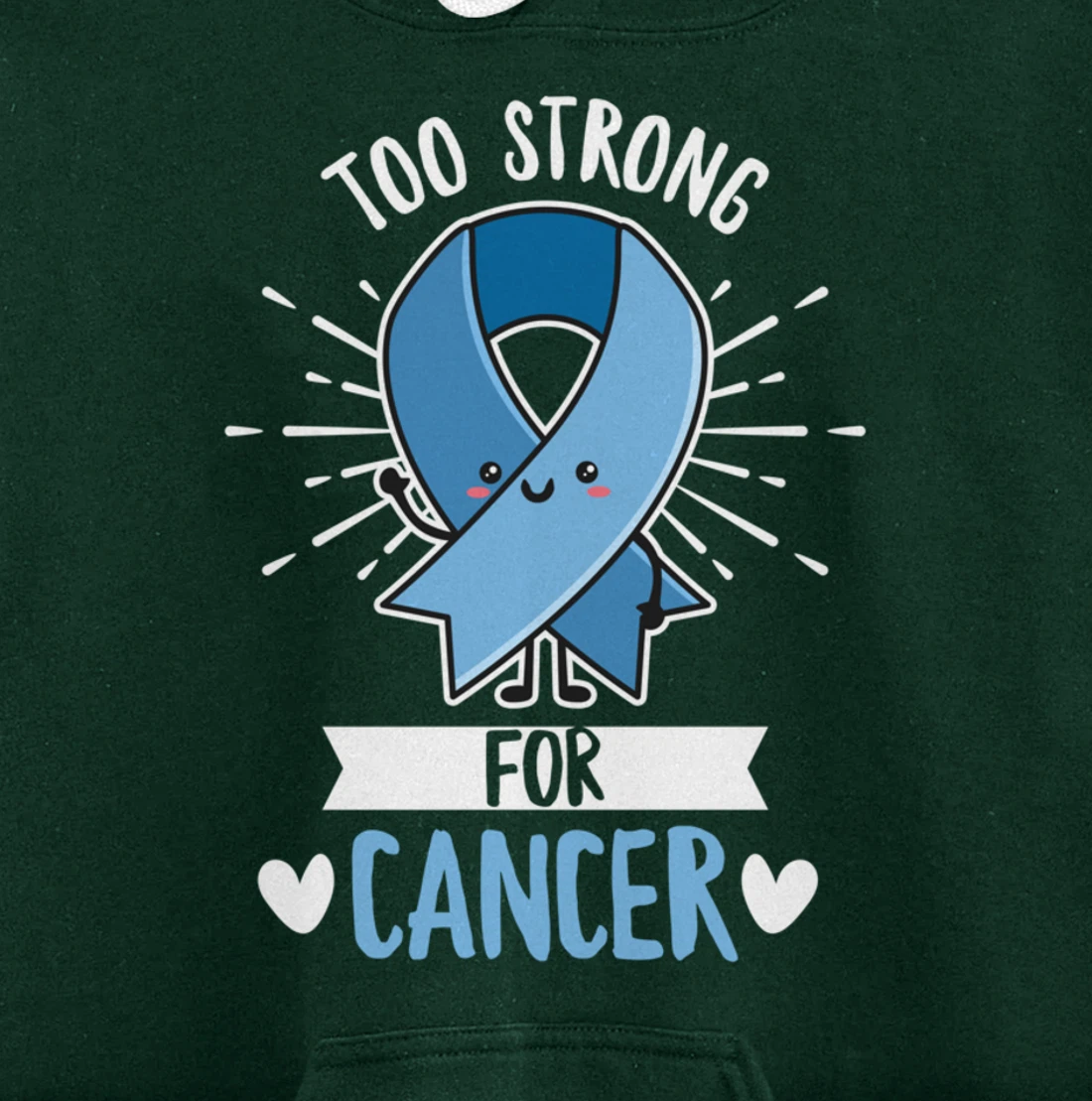 Fight Prostate Cancer Quote for a Prostate Cancer Warrior Pullover Hoodie