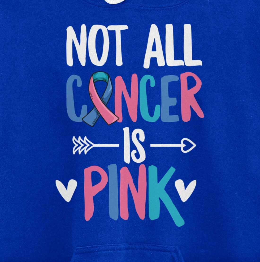 Thyroid Cancer Awareness Quote for a Thyroid Cancer Warrior Pullover Hoodie