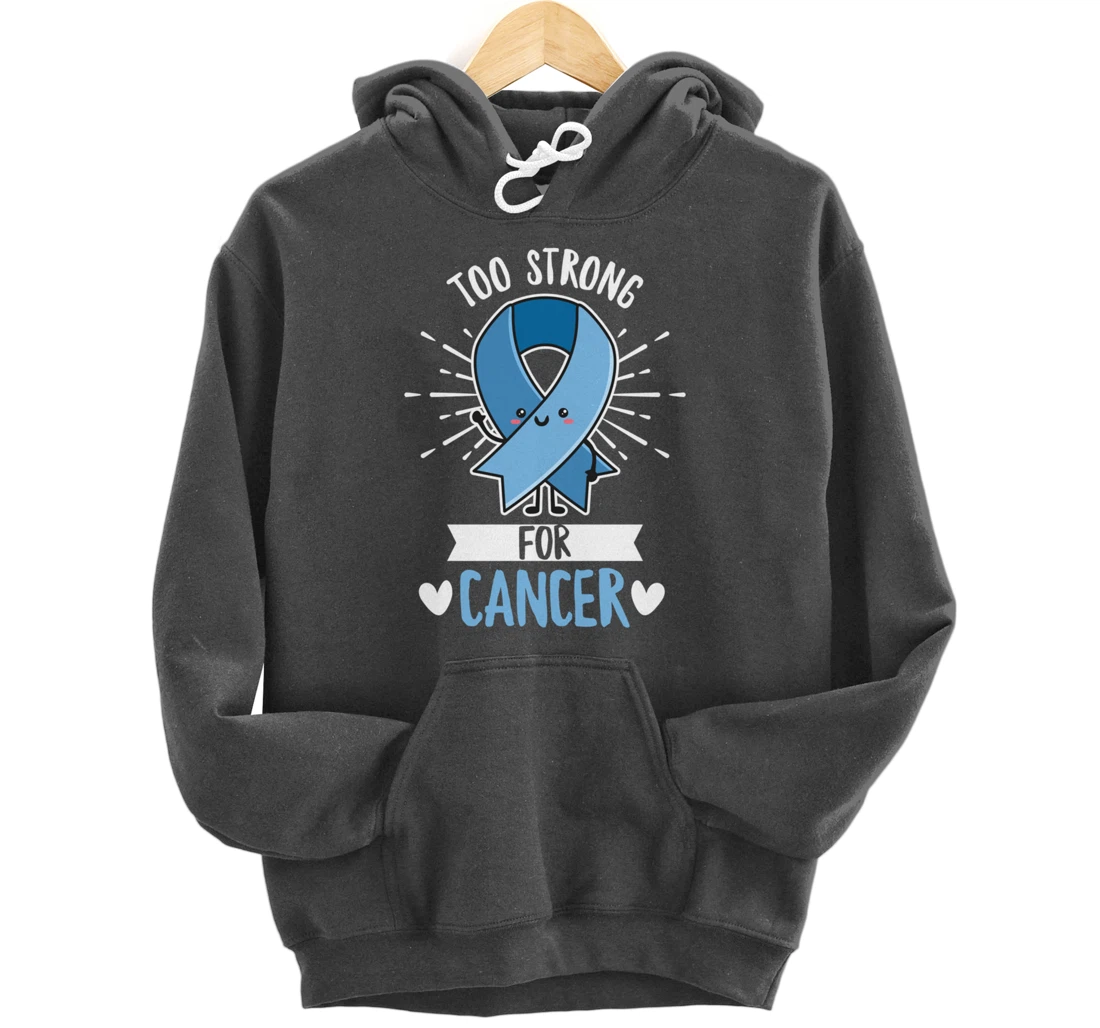 Fight Prostate Cancer Quote for a Prostate Cancer Warrior Pullover Hoodie