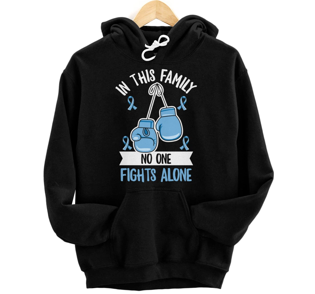 Prostate Cancer Awareness Design for a Supporter of Warrior Pullover Hoodie