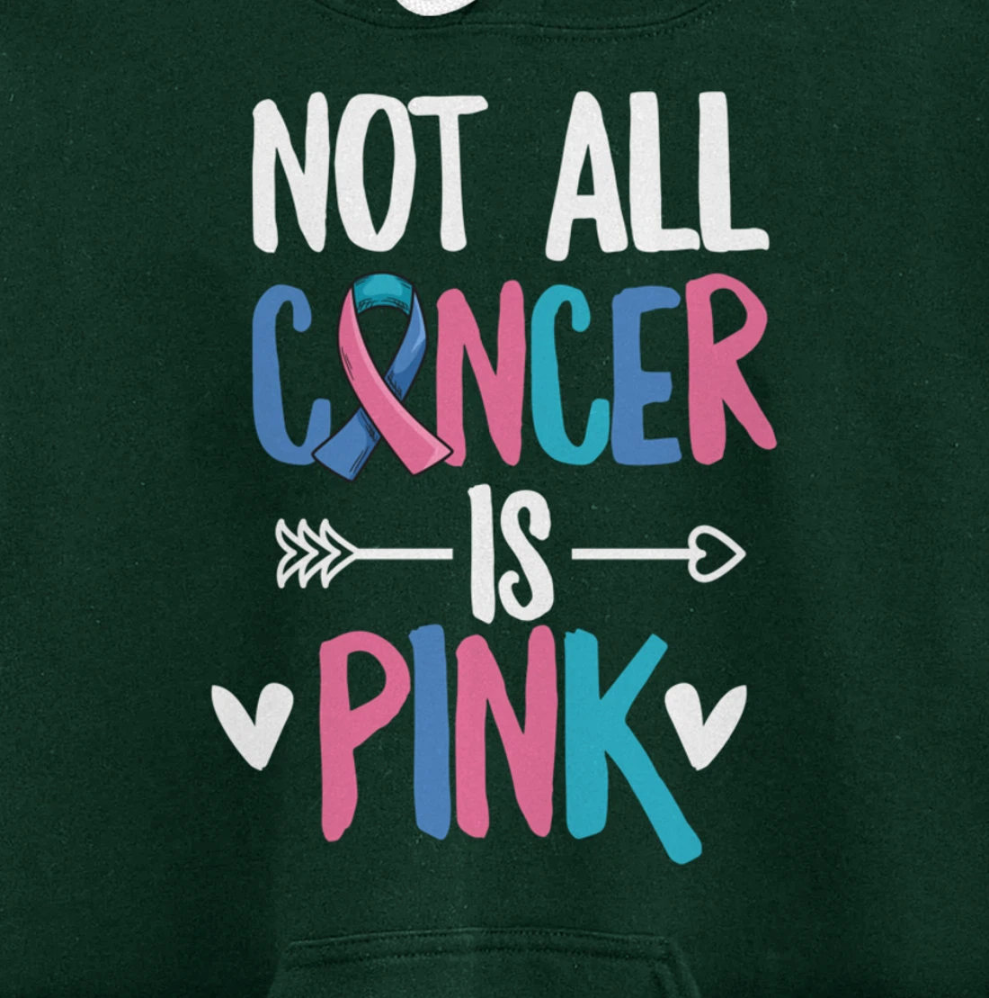 Thyroid Cancer Awareness Quote for a Thyroid Cancer Warrior Pullover Hoodie