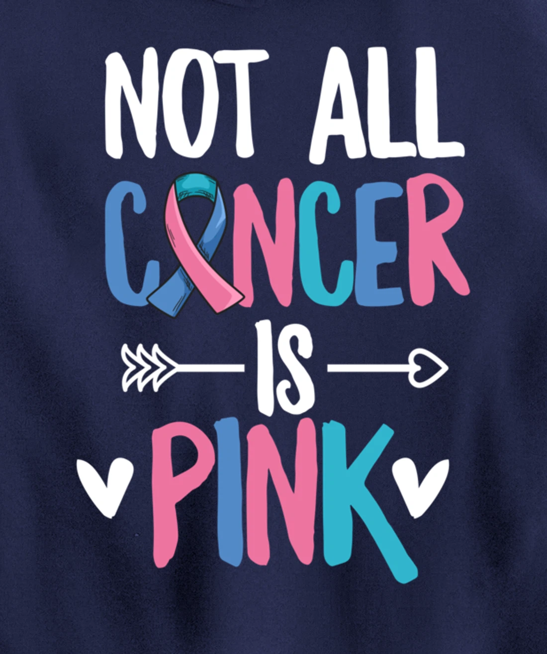 Thyroid Cancer Awareness Quote for a Thyroid Cancer Warrior Pullover Hoodie