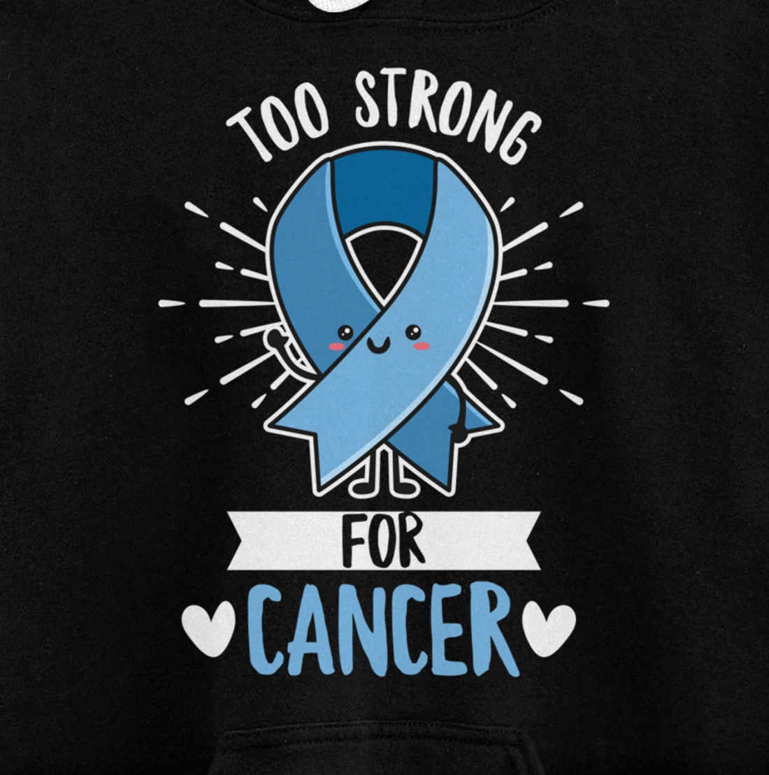 Fight Prostate Cancer Quote for a Prostate Cancer Warrior Pullover Hoodie