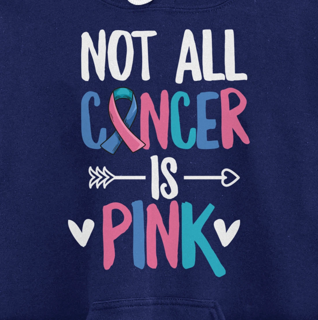 Thyroid Cancer Awareness Quote for a Thyroid Cancer Warrior Pullover Hoodie