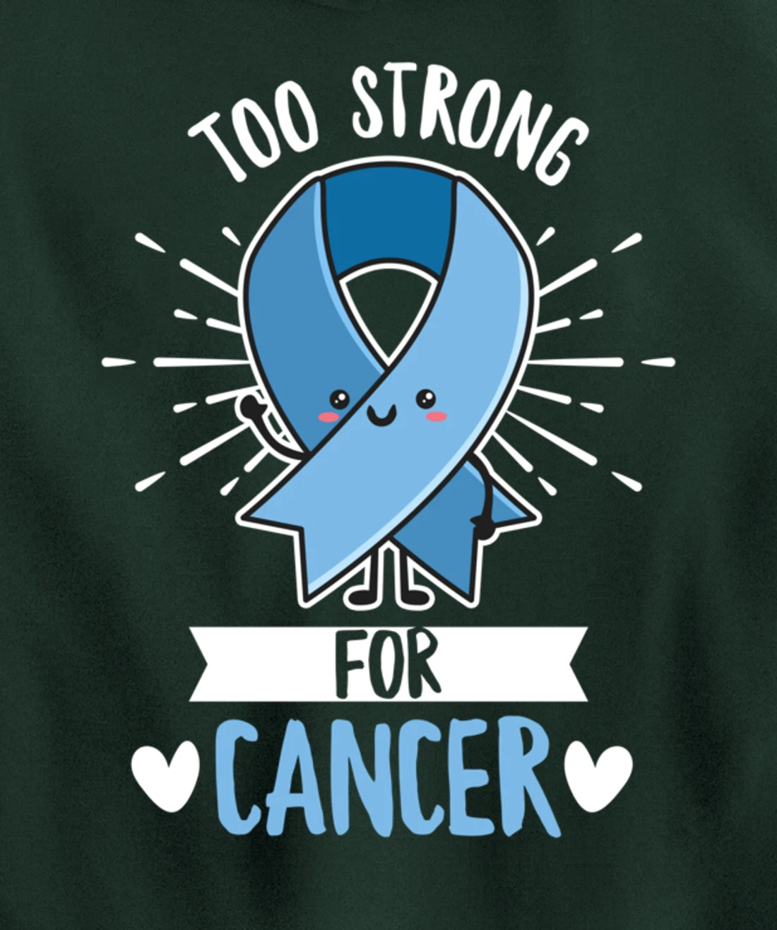 Fight Prostate Cancer Quote for a Prostate Cancer Warrior Pullover Hoodie