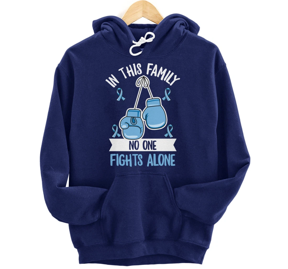 Prostate Cancer Awareness Design for a Supporter of Warrior Pullover Hoodie