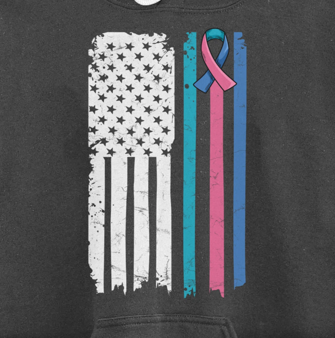 Thyroid Cancer Awareness Quote for a Thyroid Cancer Warrior Pullover Hoodie