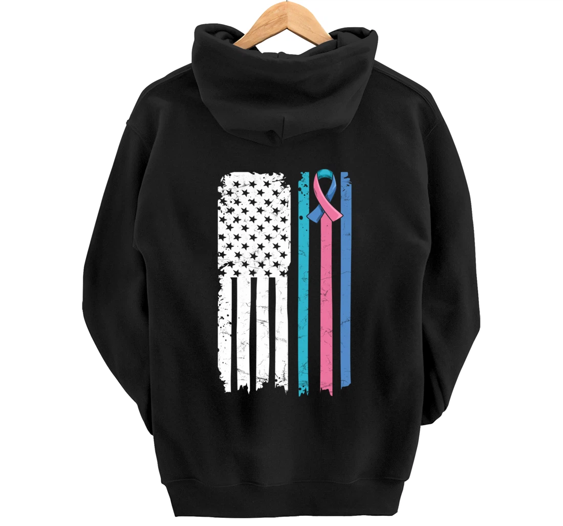 Thyroid Cancer Awareness Quote for a Thyroid Cancer Warrior Pullover Hoodie