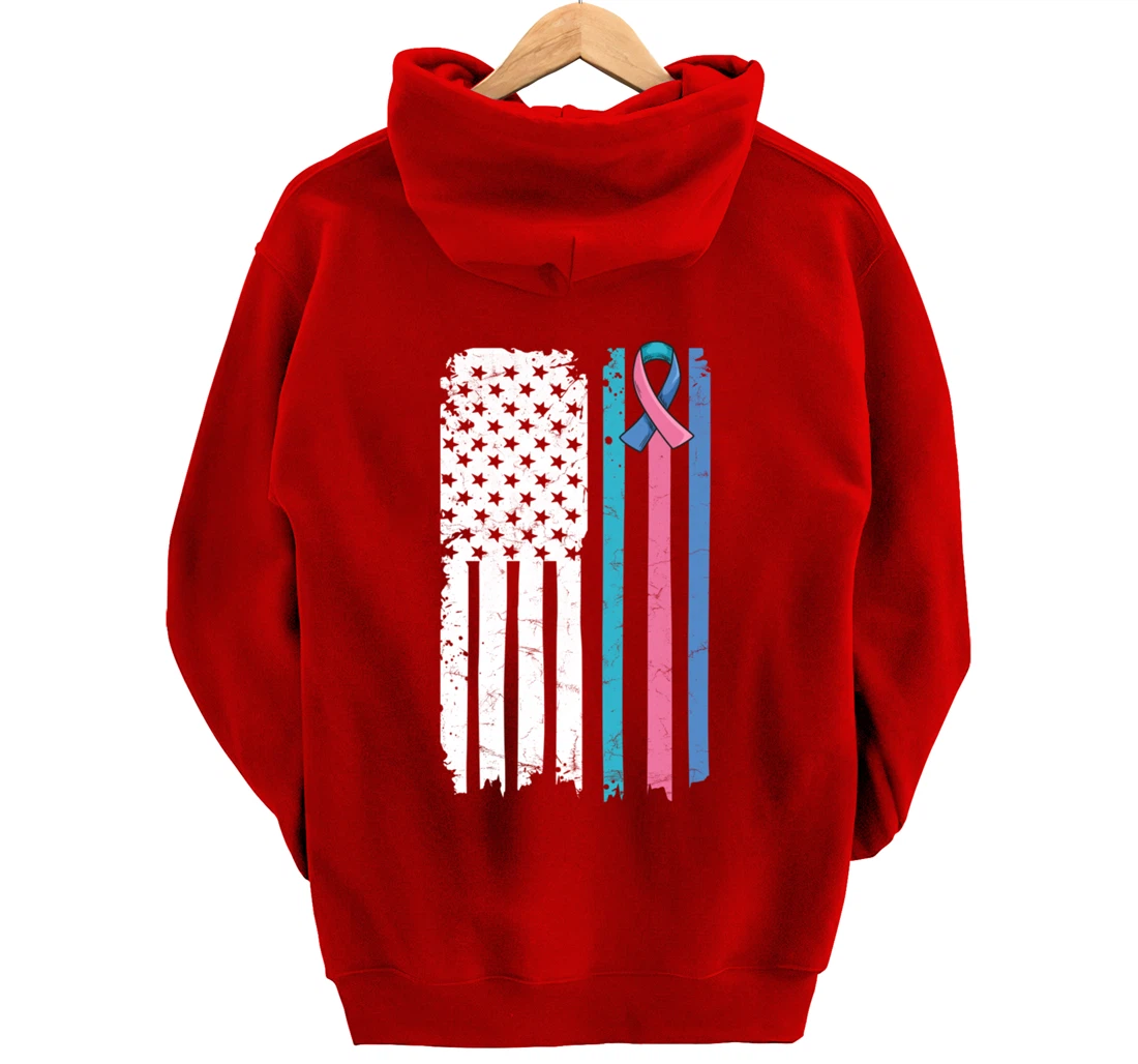 Thyroid Cancer Awareness Quote for a Thyroid Cancer Warrior Pullover Hoodie