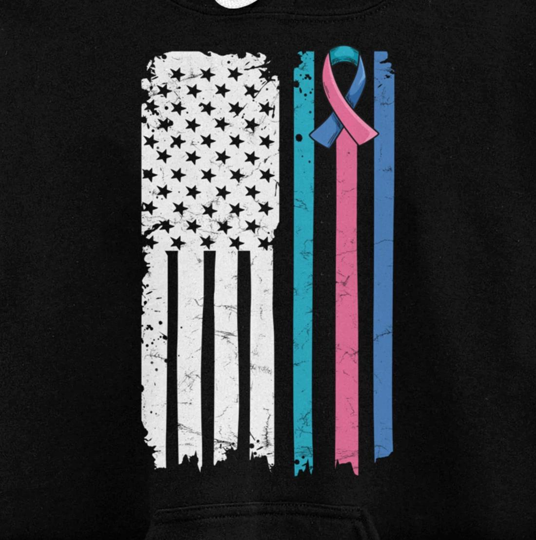 Thyroid Cancer Awareness Quote for a Thyroid Cancer Warrior Pullover Hoodie