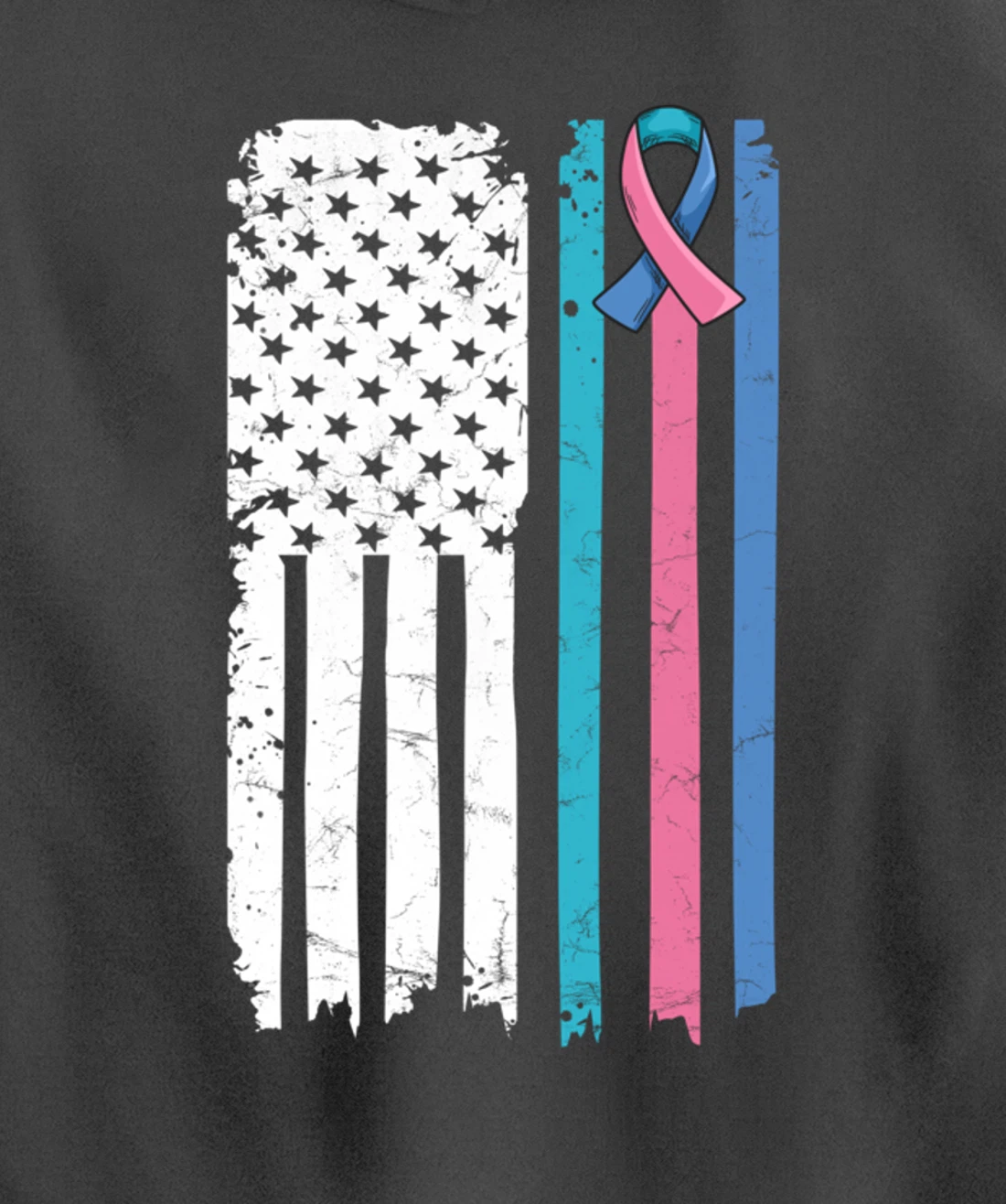 Thyroid Cancer Awareness Quote for a Thyroid Cancer Warrior Pullover Hoodie