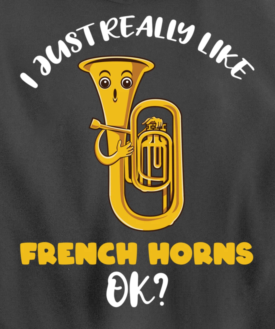 I Just Really Like French Horns Ok Pullover Hoodie