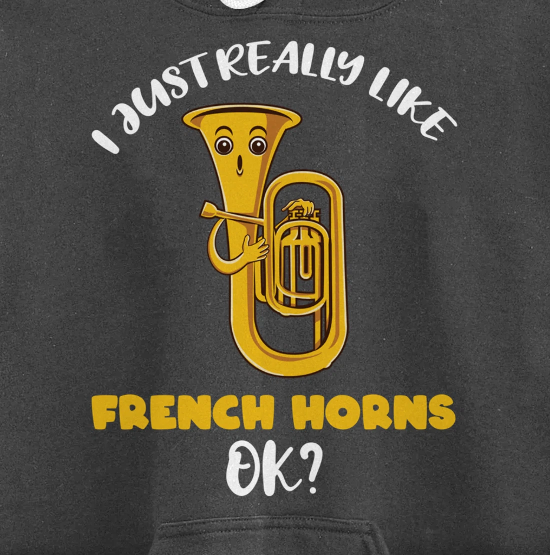 I Just Really Like French Horns Ok Pullover Hoodie