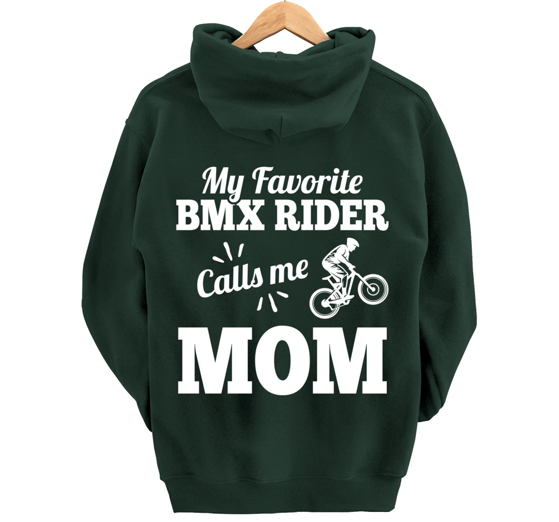 My Favorite Bmx Rider Calls Me Mom Gift For Mother Pullover Hoodie