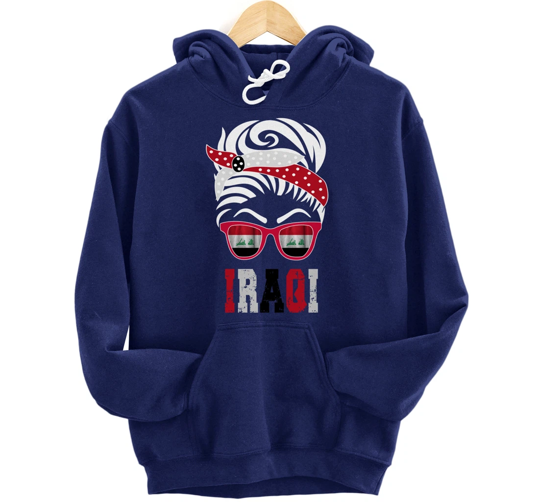 Iraq flag Iraqi girl Pullover Hoodie