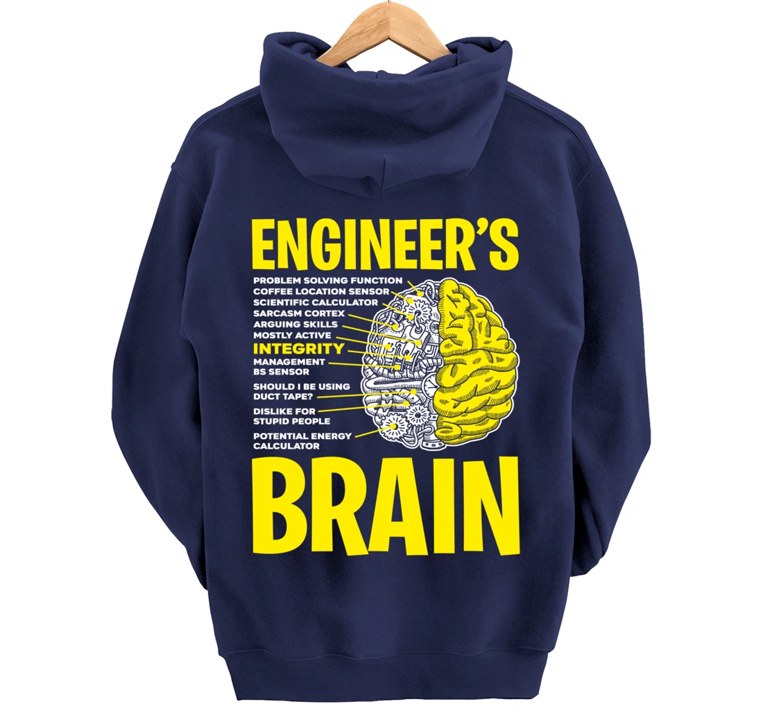 Engineer's Brain - Enegineering Process Pullover Hoodie