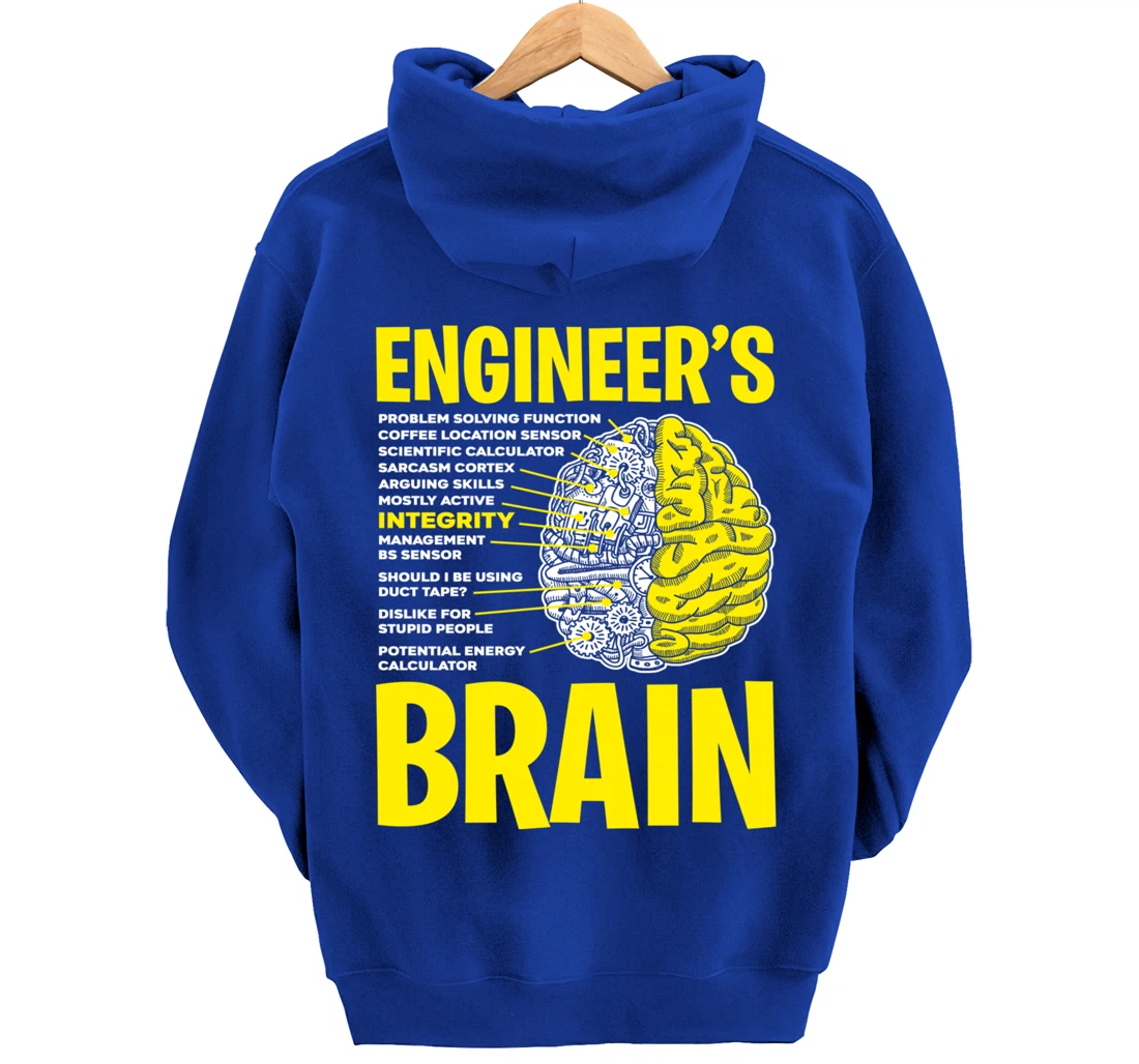 Engineer's Brain - Enegineering Process Pullover Hoodie