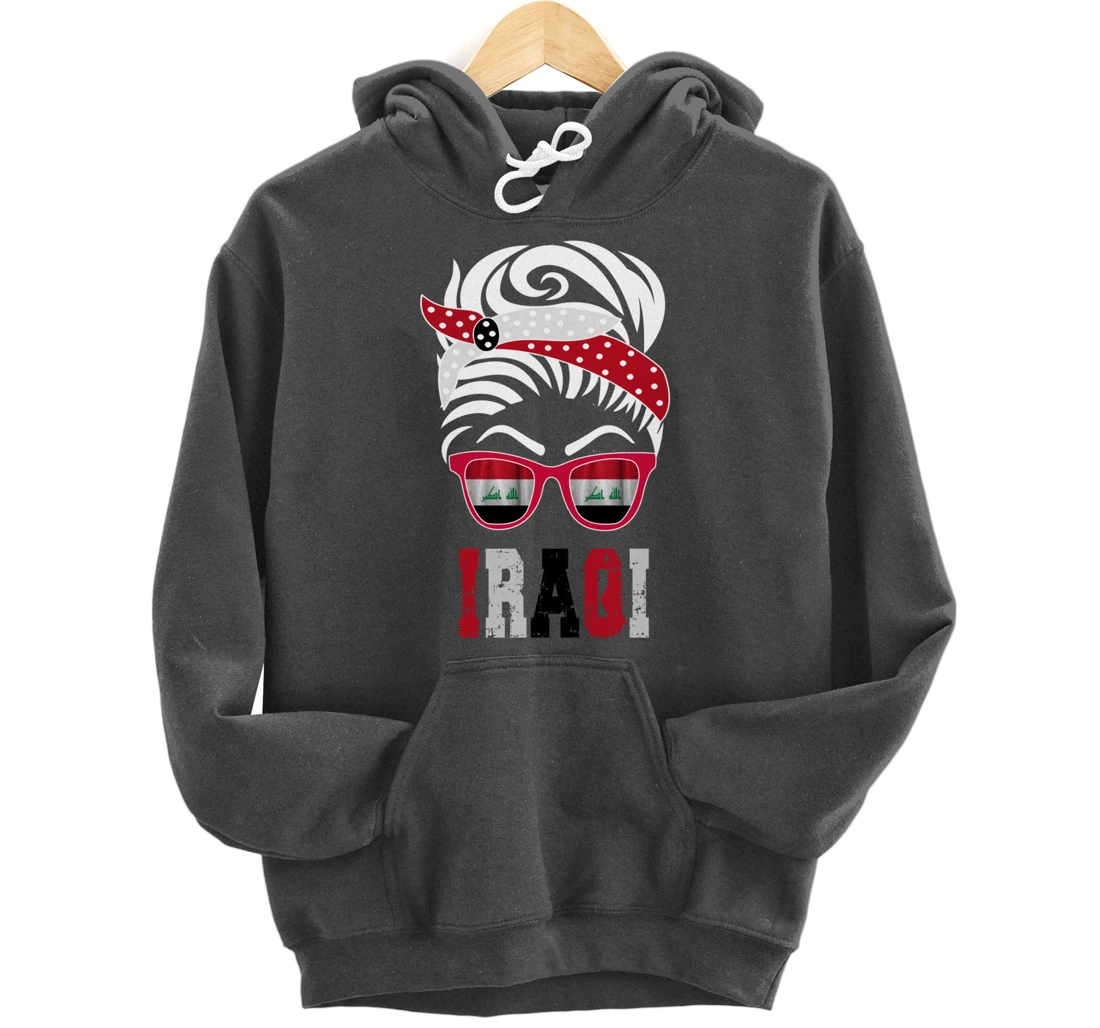 Iraq flag Iraqi girl Pullover Hoodie
