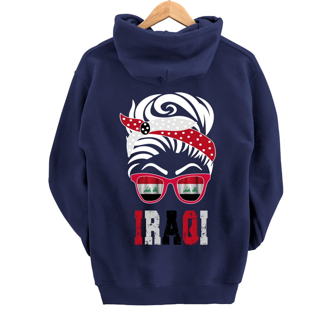 Iraq flag Iraqi girl Pullover Hoodie