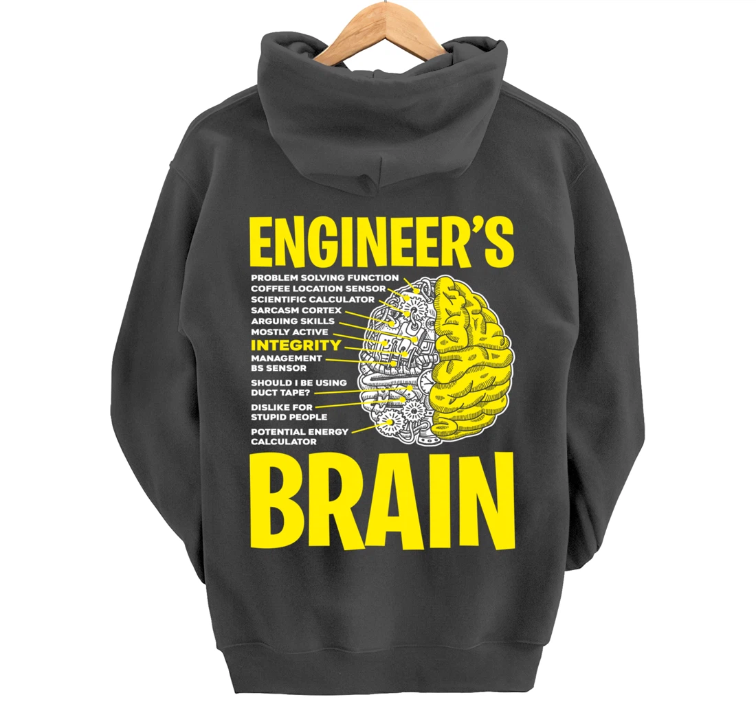 Engineer's Brain - Enegineering Process Pullover Hoodie