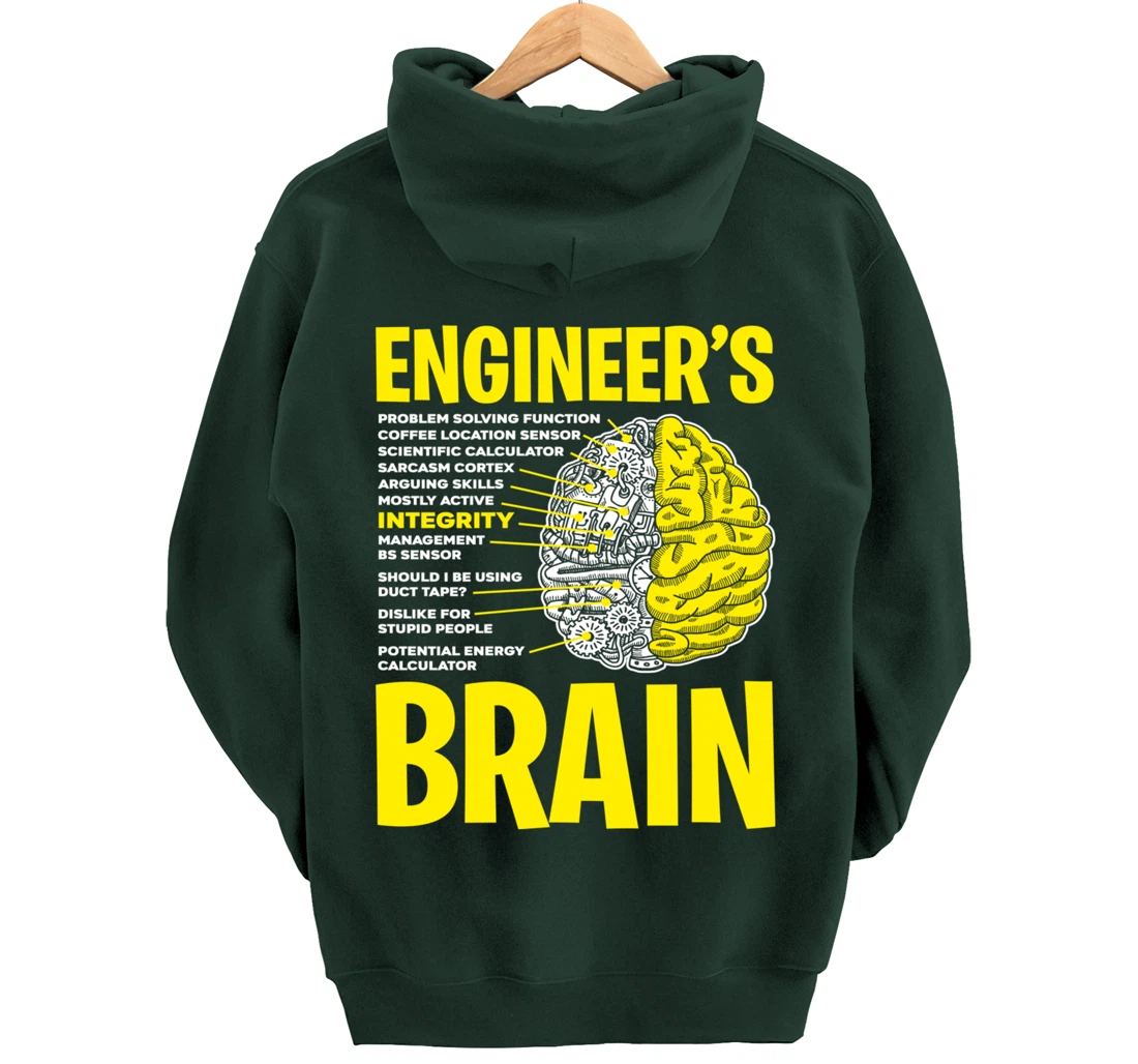 Engineer's Brain - Enegineering Process Pullover Hoodie
