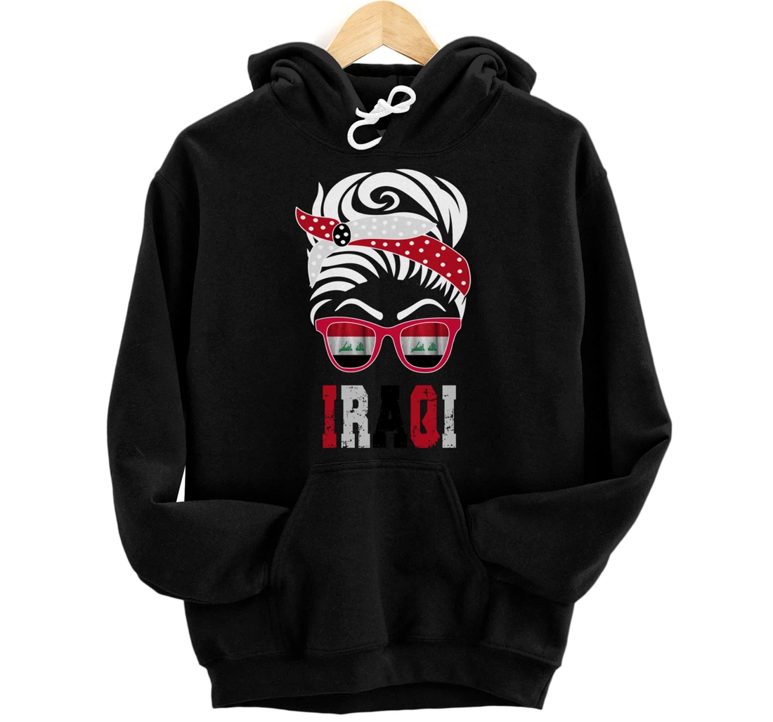 Iraq flag Iraqi girl Pullover Hoodie