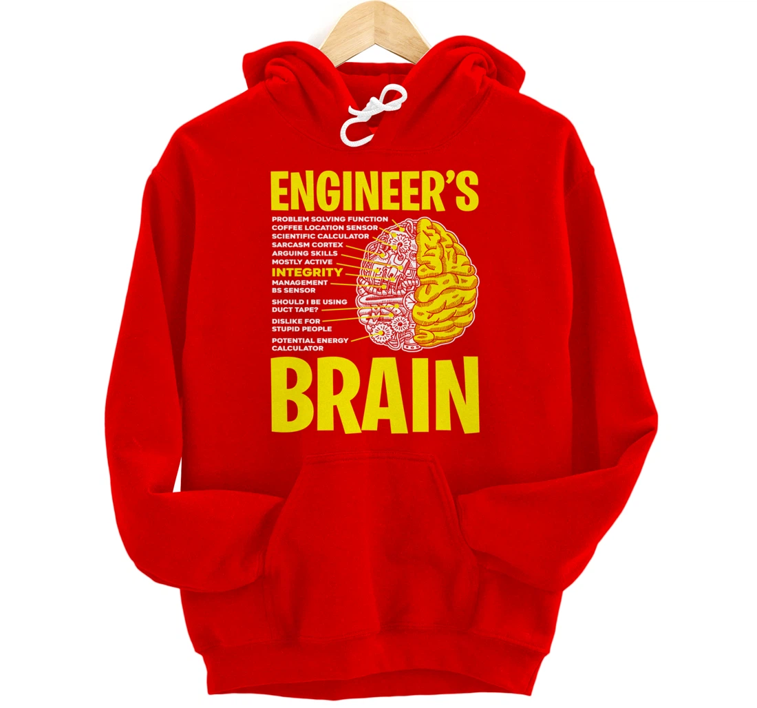 Engineer's Brain - Enegineering Process Pullover Hoodie