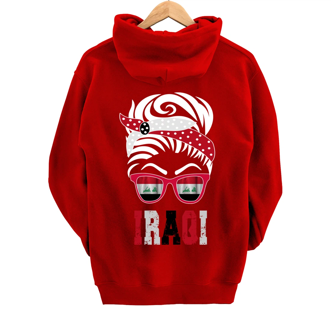 Iraq flag Iraqi girl Pullover Hoodie