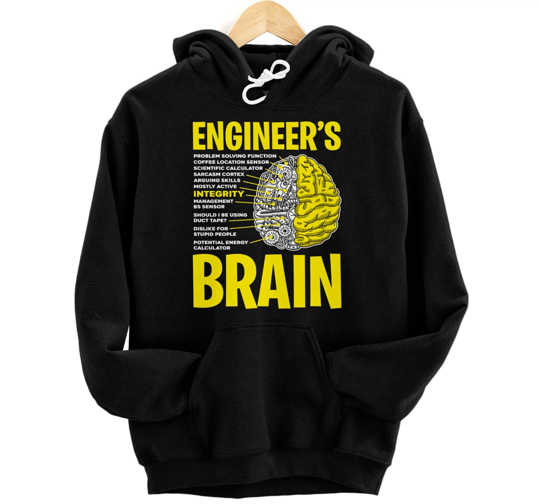 Engineer's Brain - Enegineering Process Pullover Hoodie