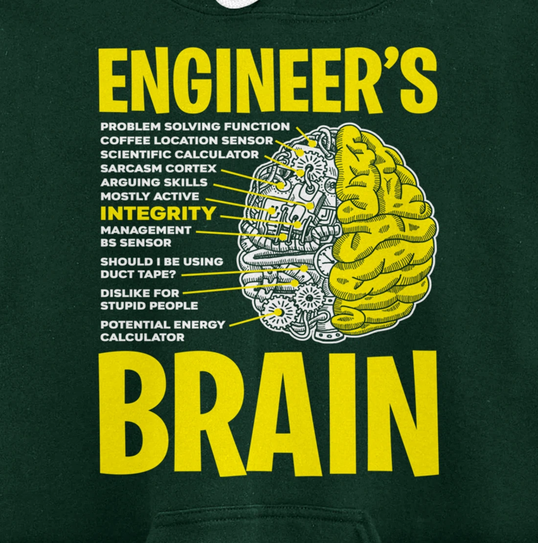 Engineer's Brain - Enegineering Process Pullover Hoodie
