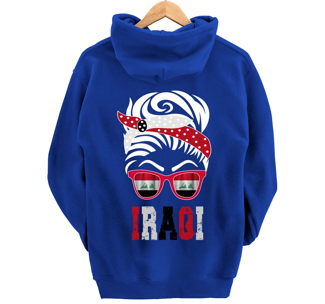Iraq flag Iraqi girl Pullover Hoodie