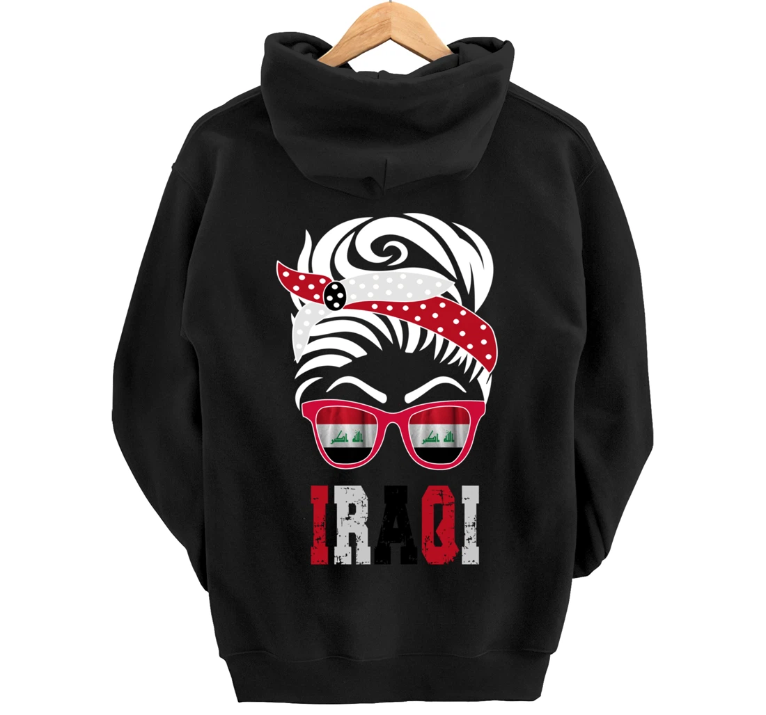Iraq flag Iraqi girl Pullover Hoodie