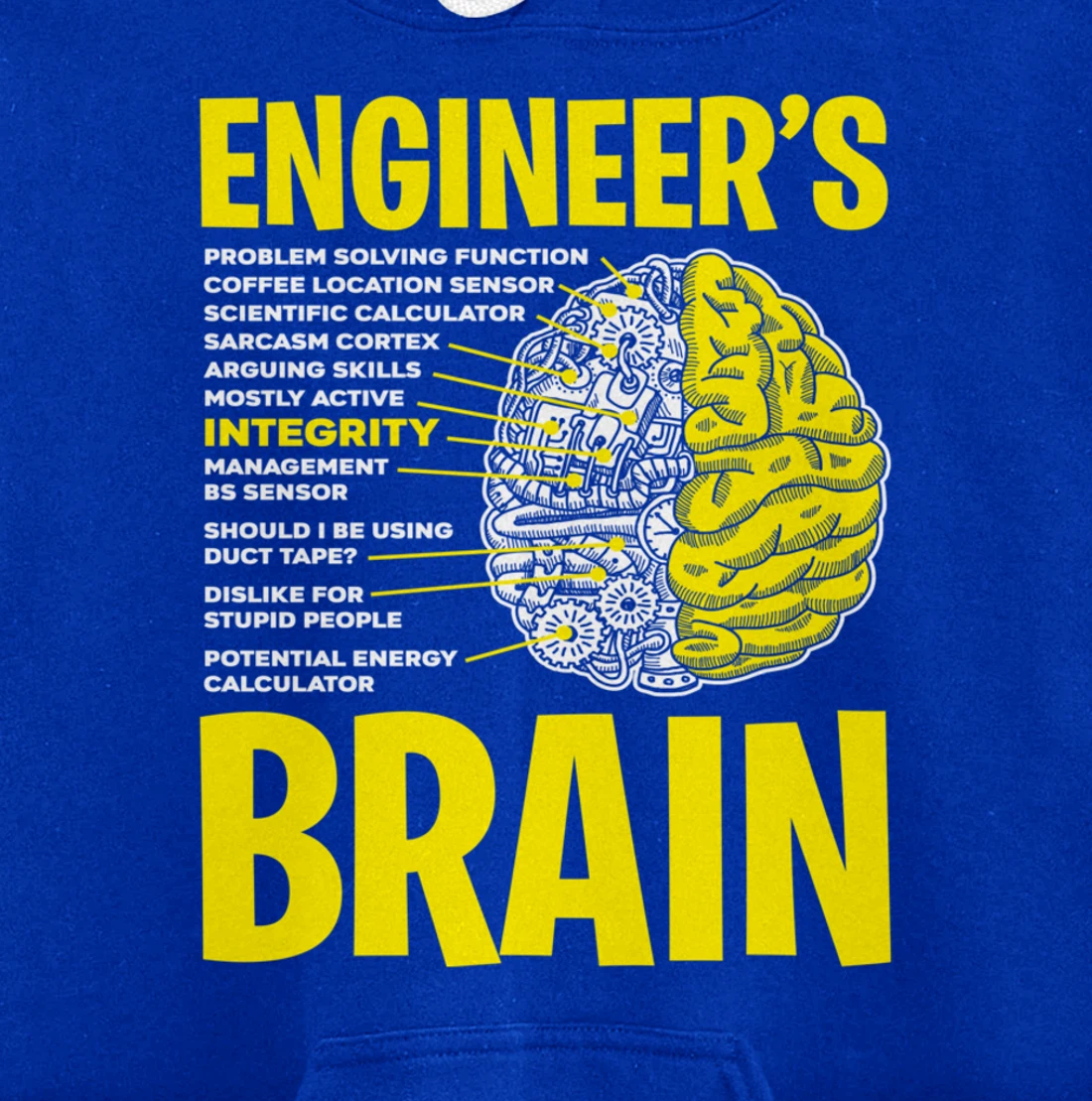 Engineer's Brain - Enegineering Process Pullover Hoodie