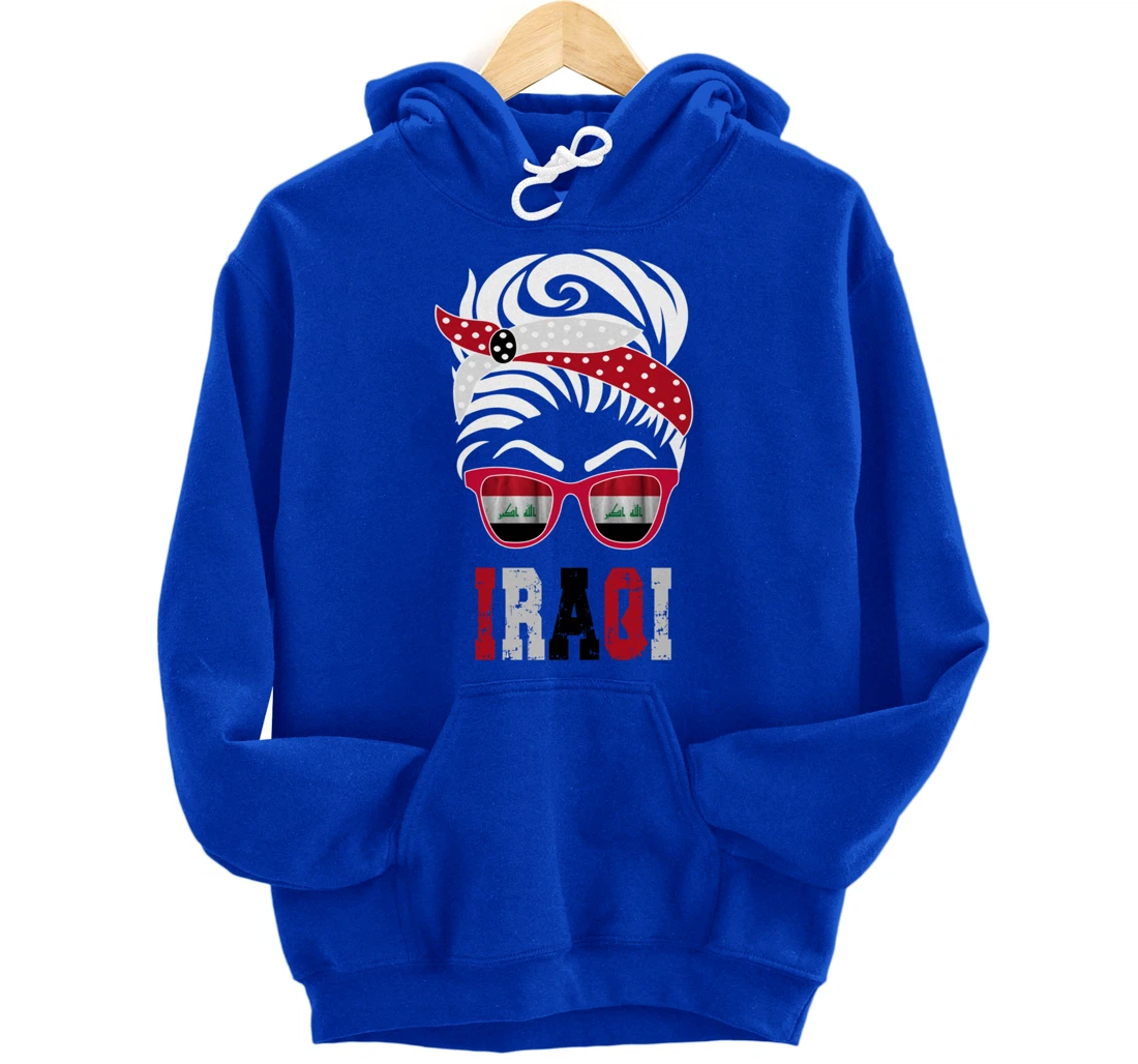 Iraq flag Iraqi girl Pullover Hoodie