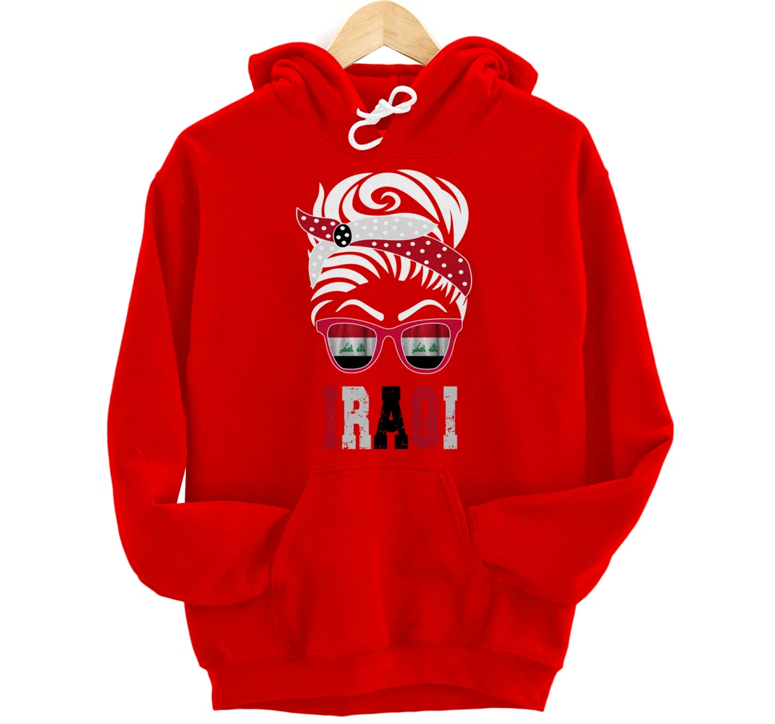 Iraq flag Iraqi girl Pullover Hoodie
